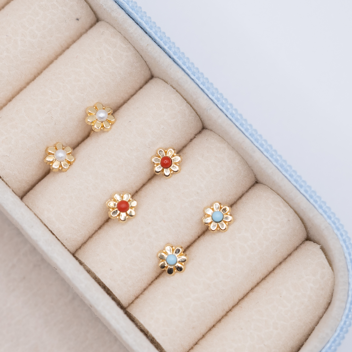 Aretes de flor
